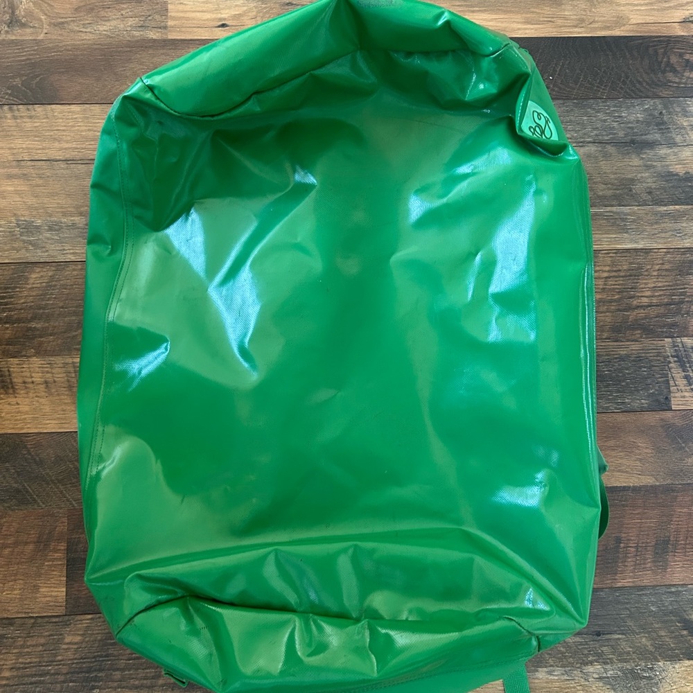 Baboon to the Moon Green Duffel Backpack Bag